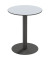 Gartentisch CROSS grau rund