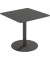 Gartentisch CROSS schwarz quadratisch