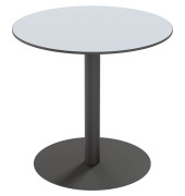 Gartentisch CROSS grau rund