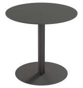 Gartentisch CROSS schwarz rund