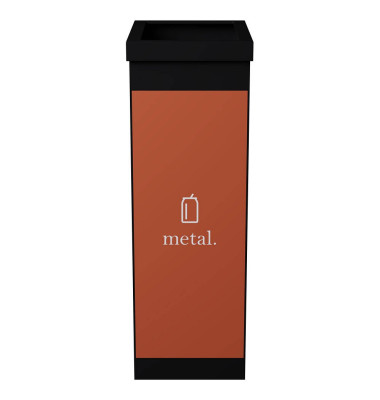 Mülltrenner 60,0 l schwarz, orange