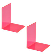Buchst&uuml;tzen 3513621 10x10x13cm Acryl Neon pink