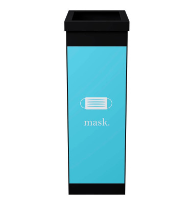 Mülltrenner 60,0 l schwarz, hellblau