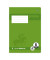 Schulheft 734010306 Premium, Lineatur 6 / blanko, A5, 90g, grün, 16 Blatt / 32 Seiten