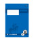 Schulheft 734010325 Premium, Lineatur 25 / liniert mit weißem Rand, A4, 90g, blau, 16 Blatt / 32 Seiten