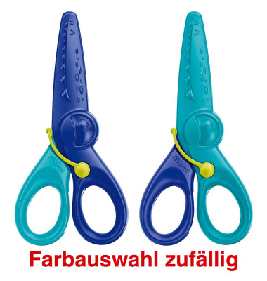 Kinderschere KIDIPULSE, Edelstahl, 120mm, t&uuml;rkis oder blau