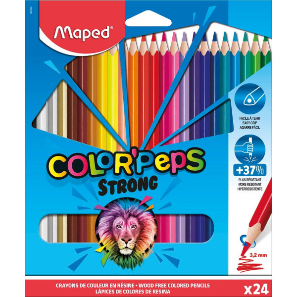 3154148627241 - COLORPEPS STRONG Buntstifte farbsortiert 3154148627241 862724 24 Stück 3154148627241 - COLORPEPS STRONG Buntstifte farbsortiert 3154148627241 862724 24 Stück