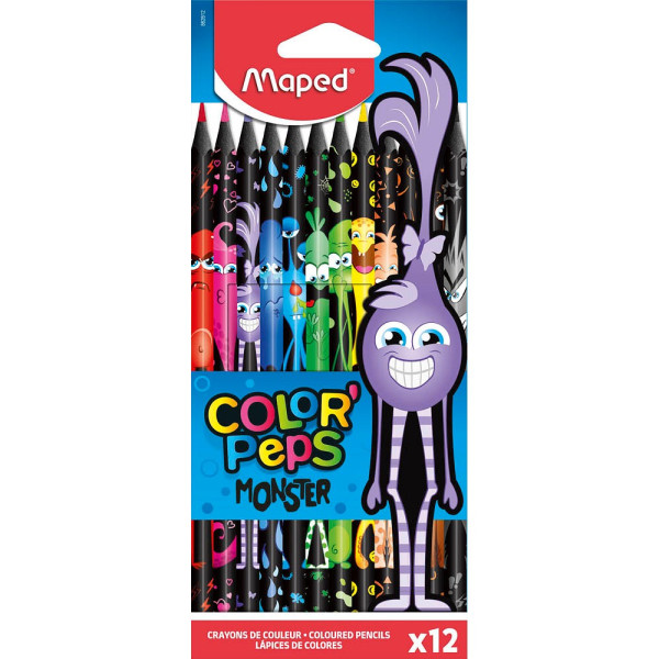 3154148626121 - COLOURPEPS MONSTER Buntstifte farbsortiert 3154148626121 12 Stück