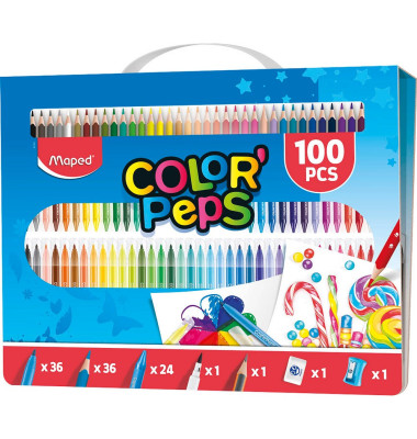 COLOR'PEPS Malset farbsortiert