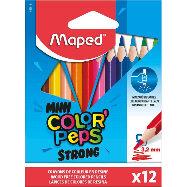 3154148628125 - COLORPEPS STRONG Buntstifte farbsortiert 3154148628125 862812 12 Stück 3154148628125 - COLORPEPS STRONG Buntstifte farbsortiert 3154148628125 862812 12 Stück