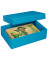 L Geschenkboxen 3,6 l blau 26,6 x 17,2 x 7,8 cm