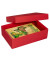 L Geschenkboxen 3,6 l rot 26,6 x 17,2 x 7,8 cm