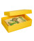 L Geschenkboxen 3,6 l gelb 26,6 x 17,2 x 7,8 cm