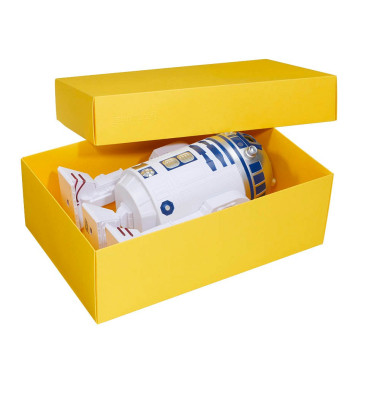 XL Geschenkboxen 8,6 l gelb 34,0 x 22,0 x 11,5 cm