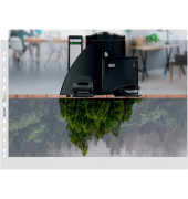 Prospekth&uuml;llen recycle 4019 4019-00-03, A3 quer transluzent genarbt, oben offen, 0,1mm
