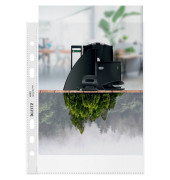 Prospekthüllen recycle 4002 4002-00-03 Standard, A5 klar genarbt, oben offen, 0,1mm