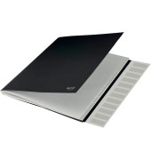 Ordnungsmappe Recycle 3915-00-95, 12-teilig blanko, schwarz, A4, 12 F&auml;cher