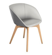 on spot cosy Schalenstuhl grau