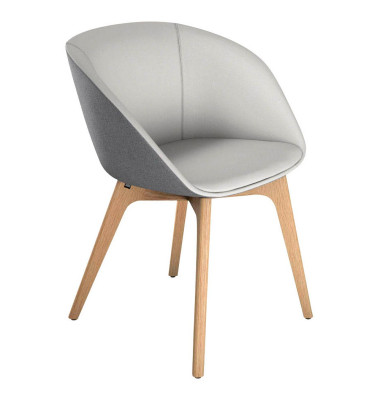 on spot cosy Schalenstuhl grau