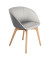 on spot cosy Schalenstuhl grau