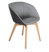 on spot cosy Schalenstuhl grau