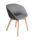 on spot cosy Schalenstuhl grau