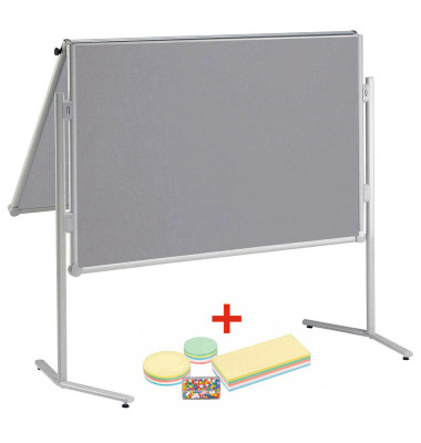 Moderationswand professionell, klappbar 120,0 x 150,0 cm