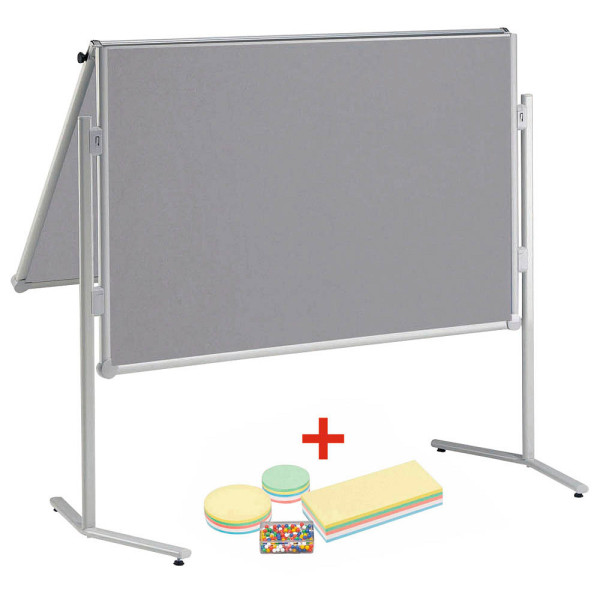 4002390060066 - AKTION MAUL Moderationswand professionell klappbar 1200 x 1500 cm grau + GRATIS Moderations-Starter-Set bestehend aus je 120 Moderationskarten Ø 95 cm Ø 135 cm 95 x 200 cm 200 Signal-Nadeln 4002390060066 - AKTION MAUL Moderationswand professionell klappbar 1200 x 1500 cm grau + GRATIS Moderations-Starter-Set bestehend aus je 120 Moderationskarten Ø 95 cm Ø 135 cm 95 x 200 cm 200 Signal-Nadeln