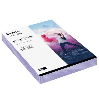 Kopierpapier colors 2100011422-100 violett A4 80g 