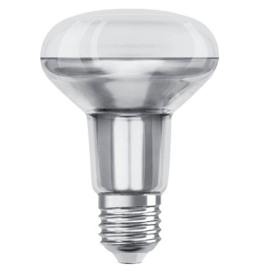 LED-Lampe LED STAR R80 100 E27 9,1 W klar