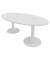 Konferenztisch Idea+ IDTR200 BA I, 74cm (H), 200x110cm (BxT), oval, weiß / weiß