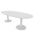 Konferenztisch Idea+ IDTR240 BA I, 74cm (H), 240x110cm (BxT), oval, weiß / weiß