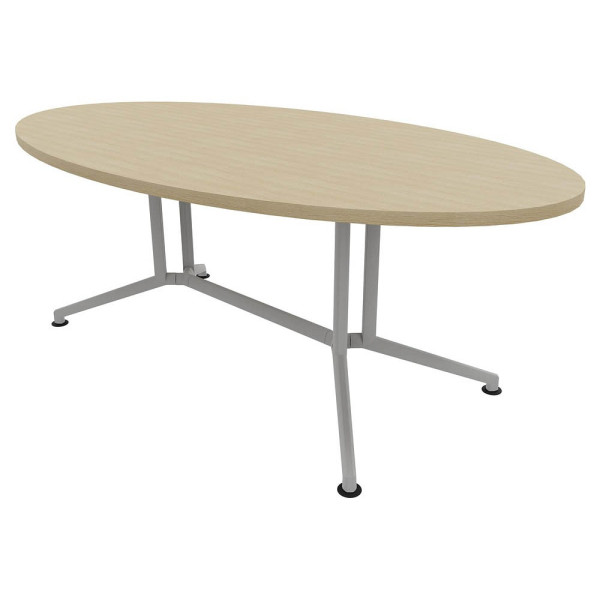8055517528358 - Konferenztisch X2 X2ITO20 RK A 74cm (H) 200cmx110cm (BxT) oval eiche alu 8055517528358 Quadrifoglio 8055517528358 - Konferenztisch X2 X2ITO20 RK A 74cm (H) 200cmx110cm (BxT) oval eiche alu 8055517528358 Quadrifoglio