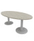 Konferenztisch Idea+ IDTR200 CL A, 74cm (H), 200x110cm (BxT), oval, buche / silber