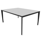 Konferenztisch X5 X5LT116 GR R, 75cm (H), 160x120cm (BxT), rechteckig, grau / dunkelgrau