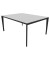 Konferenztisch X5 X5LT116 GR R, 75cm (H), 160x120cm (BxT), rechteckig, grau / dunkelgrau