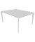 Konferenztisch X5 X5LT116 GR I, 75cm (H), 160x120cm (BxT), rechteckig, grau / weiß
