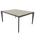 Konferenztisch X5 X5LT116 CL R, 75cm (H), 160x120cm (BxT), rechteckig, beton / dunkelgrau