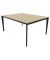 Konferenztisch X5 X5LT116 RK R, 75cm (H), 160x120cm (BxT), rechteckig, eiche / dunkelgrau