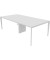 Konferenztisch X5 X5LT112+X5LT12A BA I, 75cm (H), 240x120cm (BxT), rechteckig, weiß / weiß