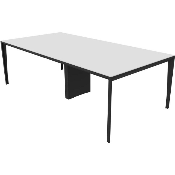 8059519730078 - Konferenztisch X5 X5LT112+X5LT12A BA R 75cm (H) 240cmx120cm (BxT) rechteckig weiß dunkelgrau 8059519730078 Quadrifoglio 8059519730078 - Konferenztisch X5 X5LT112+X5LT12A BA R 75cm (H) 240cmx120cm (BxT) rechteckig weiß dunkelgrau 8059519730078 Quadrifoglio