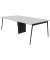 Konferenztisch X3 X3LT112+X3LT12A GR R, 75cm (H), 240x120cm (BxT), rechteckig, lichtgrau / dunkelgrau