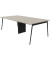 Konferenztisch X3 X3LT112+X3LT12A CL R, 75cm (H), 240x120cm (BxT), rechteckig, beton / dunkelgrau