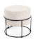 Hocker 22553, beigebraun, bis 85kg