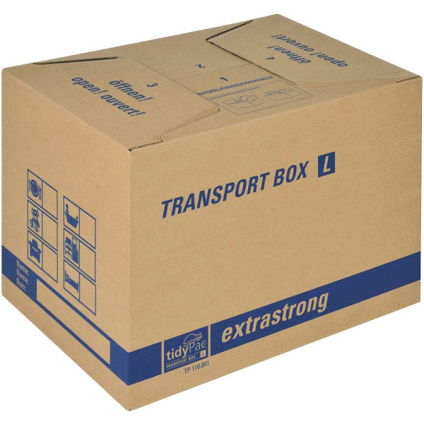 4033657962052 - Umzugskarton Transport Box L TP 110001010 braun bis DIN A3+ innen 500x350x355mm Wellpappe 4033657962052 10 Stück 4033657962052 - Umzugskarton Transport Box L TP 110001010 braun bis DIN A3+ innen 500x350x355mm Wellpappe 4033657962052 10 Stück
