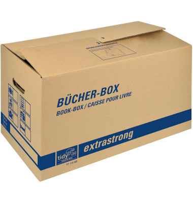 Umzugskarton Bücher-Box TP 110.005.005 braun, innen 575x295x330mm, Wellpappe