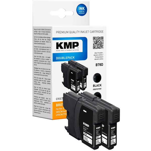 4011324370690 - Druckerpatrone B78D 15224821 kompatibel zu brother LC-110BK Doppelpack 2x schwarz 4011324370690 2 Stück 4011324370690 - Druckerpatrone B78D 15224821 kompatibel zu brother LC-110BK Doppelpack 2x schwarz 4011324370690 2 Stück