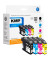 4 B60V schwarz, cyan, magenta, gelb Tintenpatronen ersetzen brother LC123VALBPDR