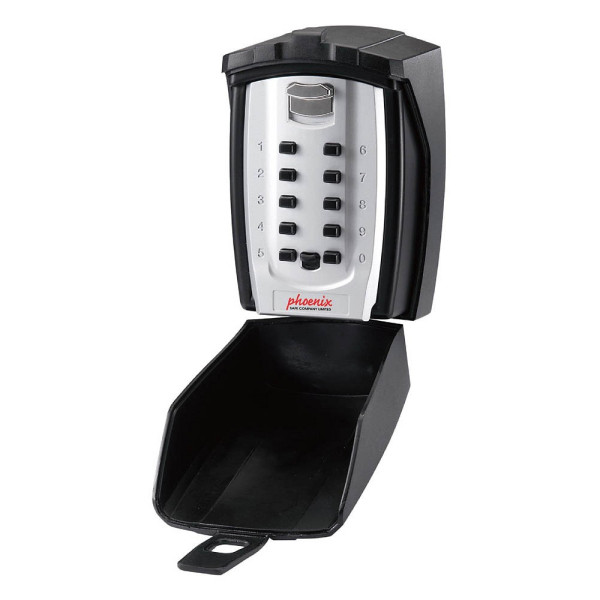 5032548001176 - Schlüsseltresor KS0003C 3C 018 l 09kg schwarz mit Zahlenschloss Aluminium 5032548001176 Phoenix Safe