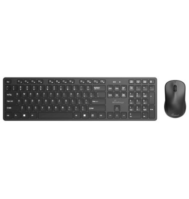 MROS107 Tastatur-Maus-Set kabellos schwarz